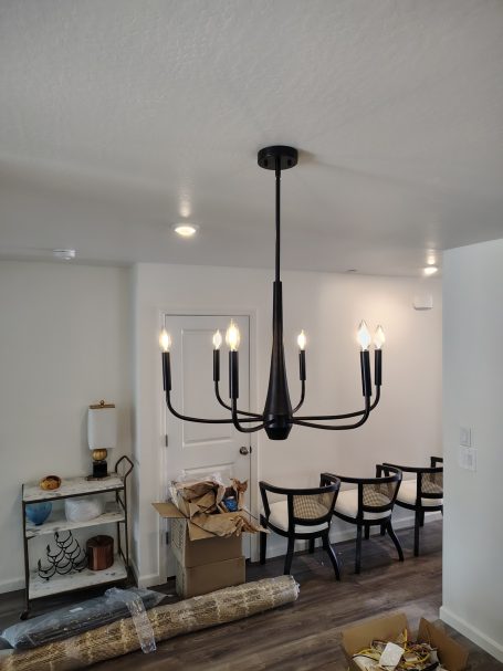 Dining room chandelier