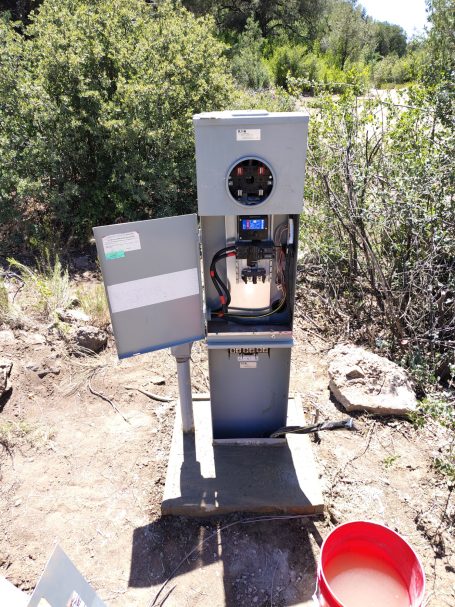 Outdoor electrical pedestal